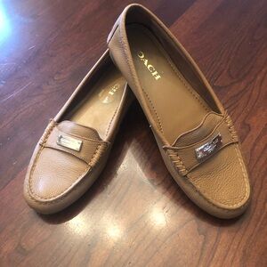 Coach Women's Tan Loafers